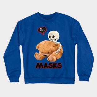 Skeleton teddy bear Crewneck Sweatshirt